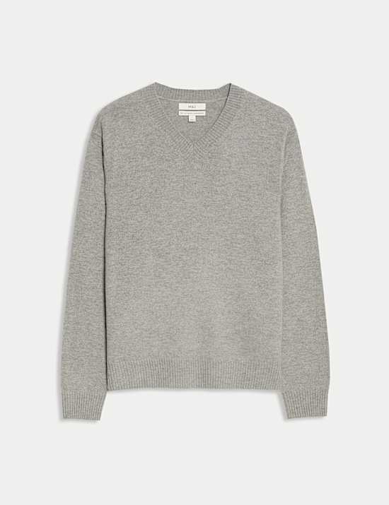 Pure Lambswool V-Neck Jumper