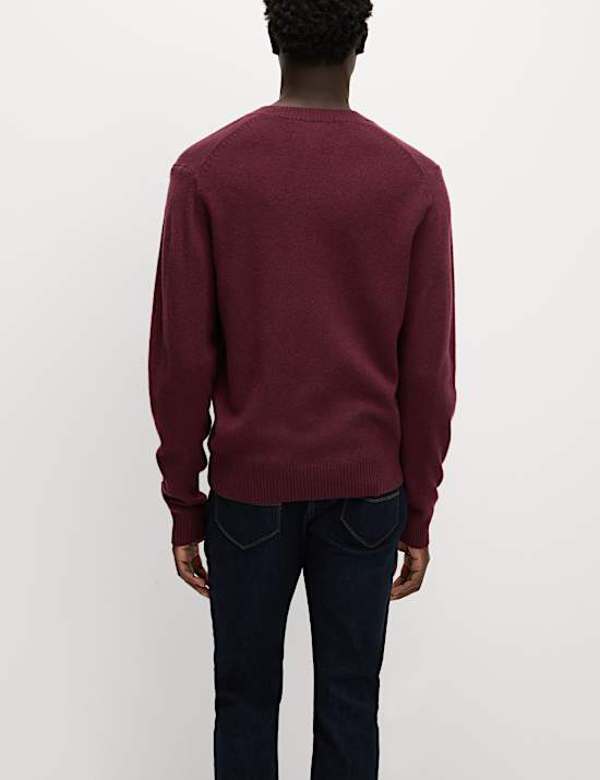 Pull 100 % laine d'agneau à col en V