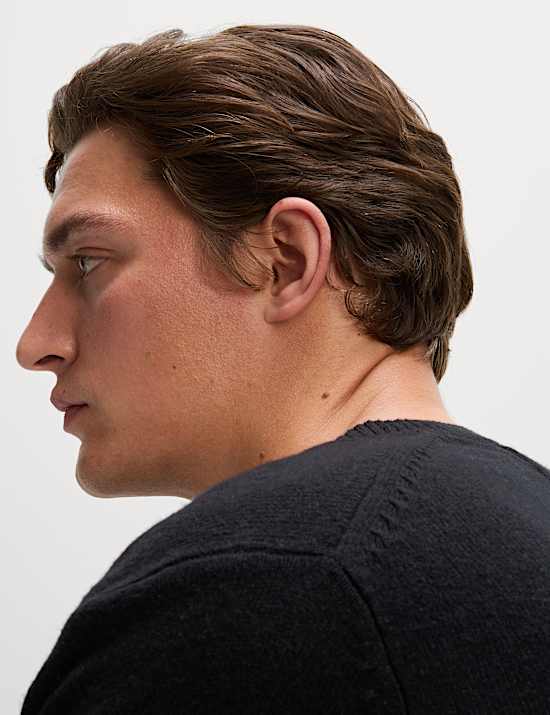 Pull 100 % laine d'agneau à col en V