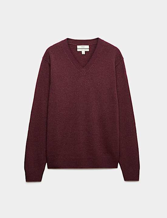 Pure Lambswool V-Neck Jumper