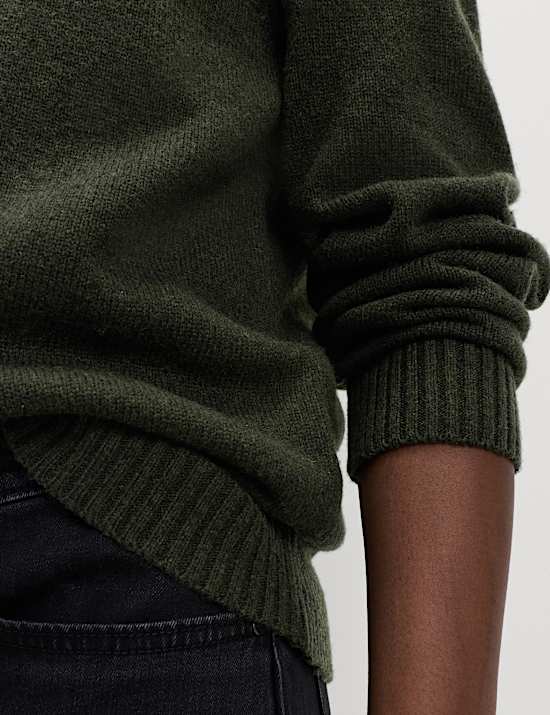 Lambswool Blend Half Zip Jumper