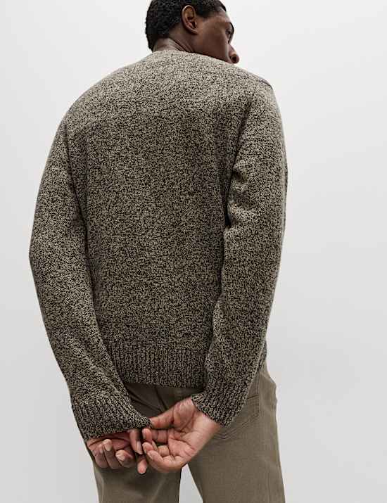 Lambswool Blend V-Neck Cardigan