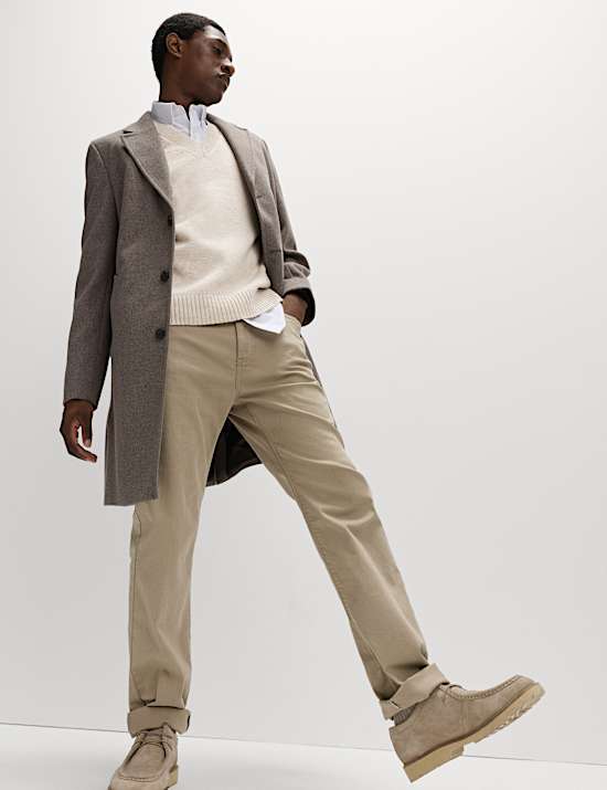 Lambswool Blend V-Neck Knitted Vest