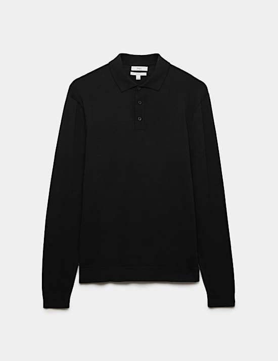 Pure Cotton Knitted Polo Shirt