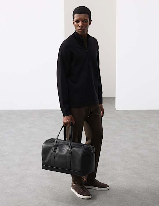 Milano Stitch Half Zip Jumper