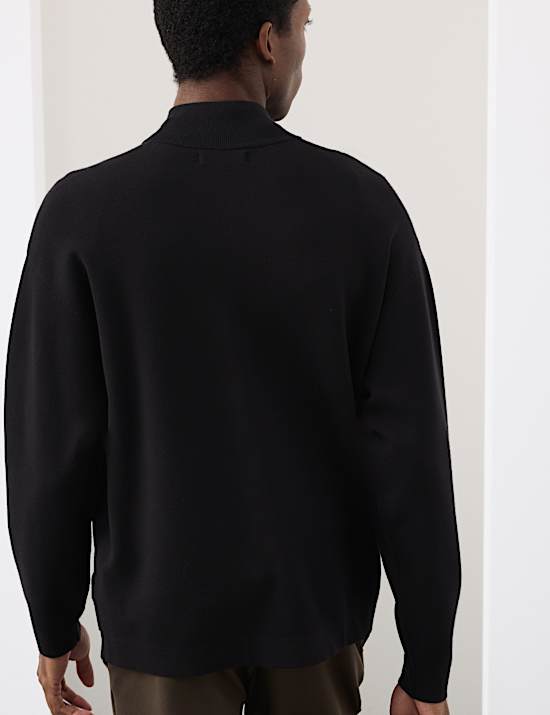 Milano Stitch Half Zip Jumper