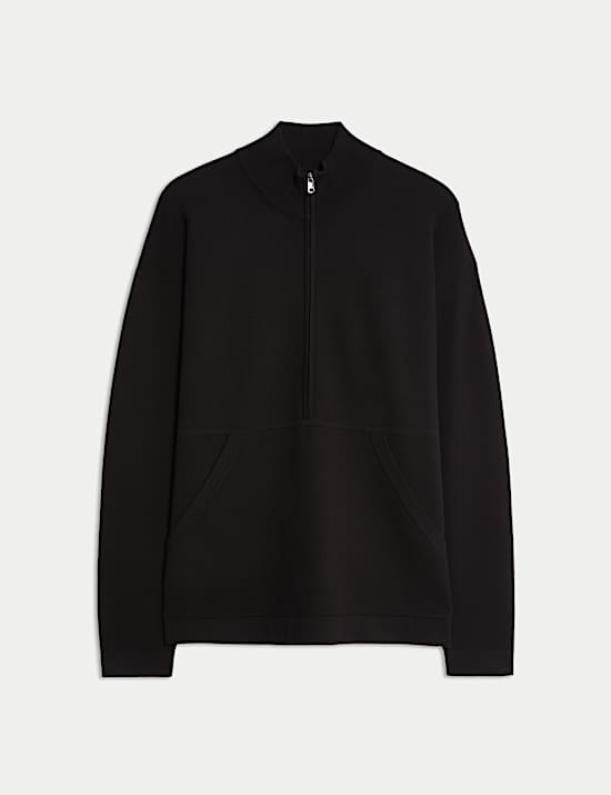 Milano Stitch Half Zip Jumper