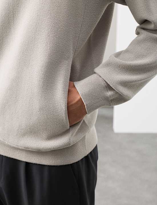 Milano Stitch Knitted Hoodie