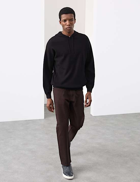 Milano Stitch Knitted Hoodie