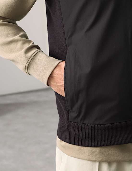 Two Fabric Performance Knitted Gilet