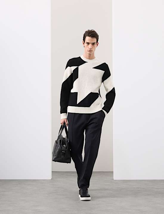 Wool Rich Crew Neck Jumper