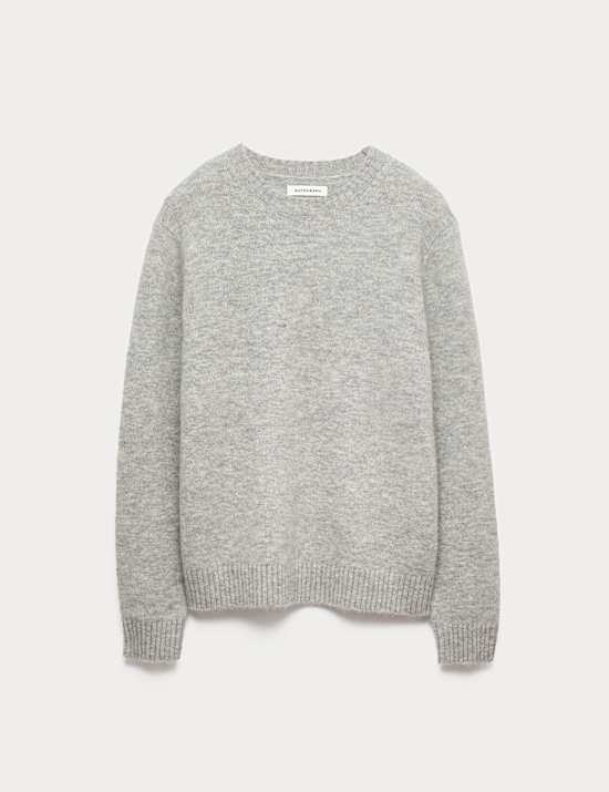 Merino Mohair Blend Relaxed Crew Jumper