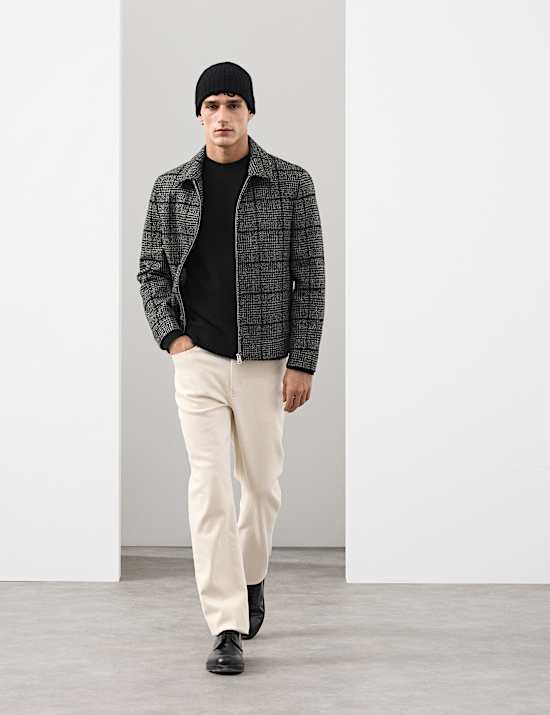 Merino Mohair Blend Relaxed Crew Jumper