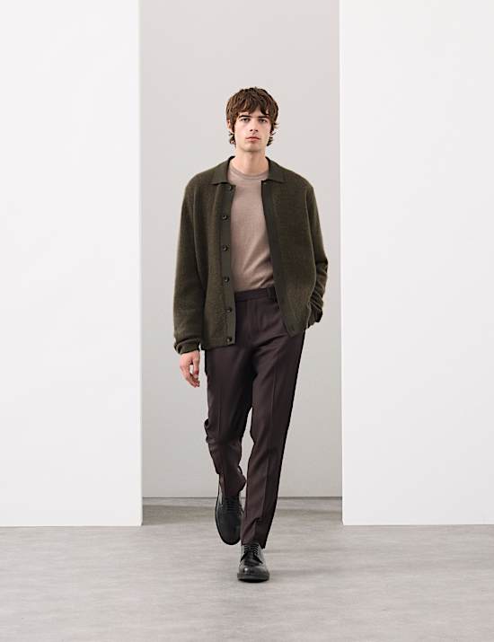 Merino Mohair Blend Cardigan