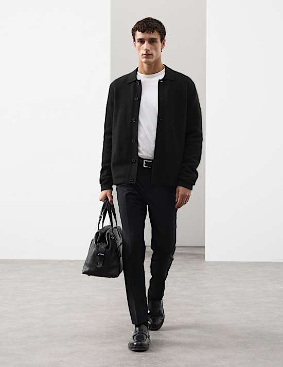 Merino Mohair Blend Cardigan