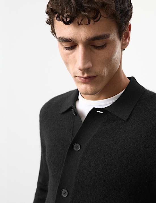 Merino Mohair Blend Cardigan