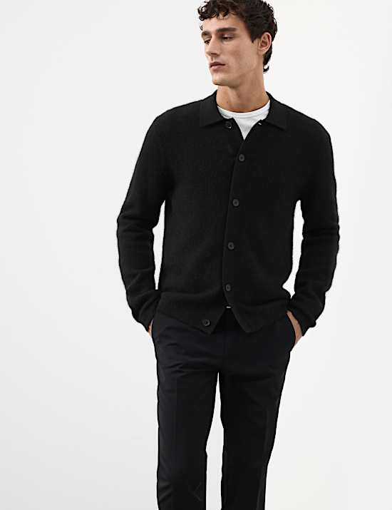 Merino Mohair Blend Cardigan