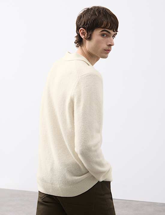 Merino Mohair Blend Block Striped Jumper