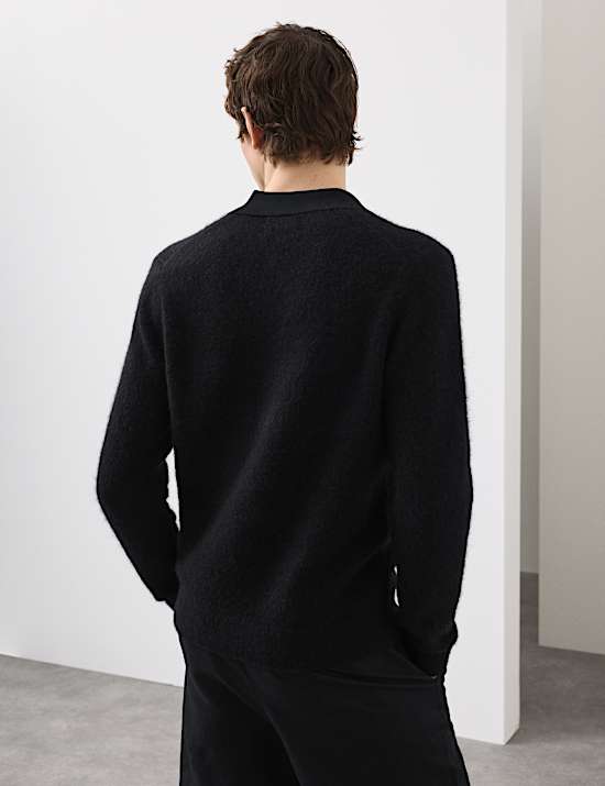 Merino Mohair Blend Block Striped Jumper