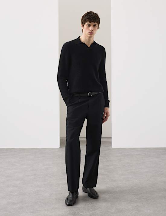 Merino Mohair Blend Block Striped Jumper