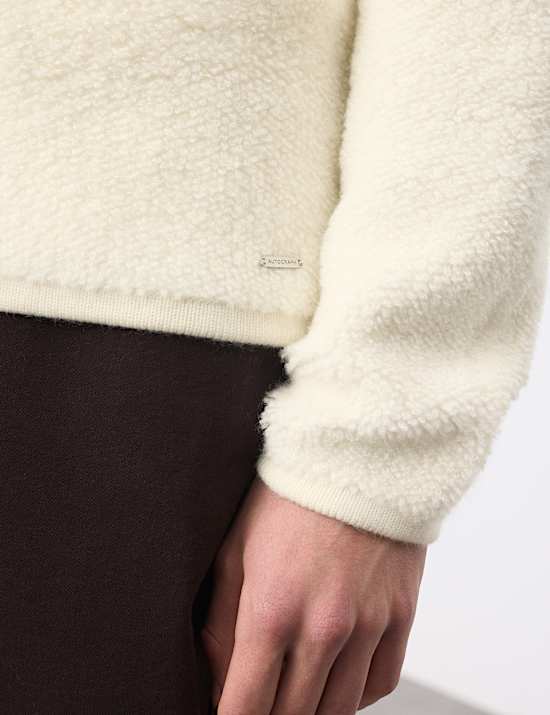 Pure Merino Wool Textured Cardigan