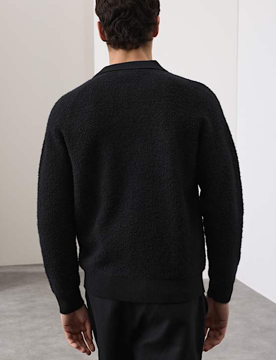 Pure Wool Loop Stitch Jacket