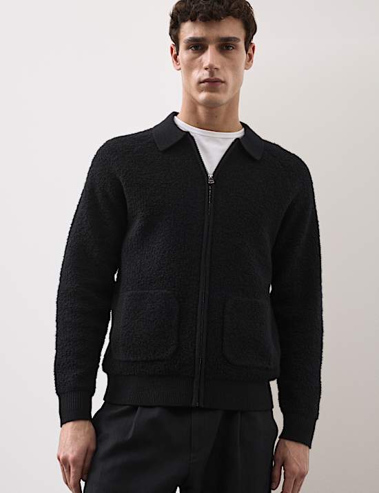 Pure Wool Loop Stitch Jacket
