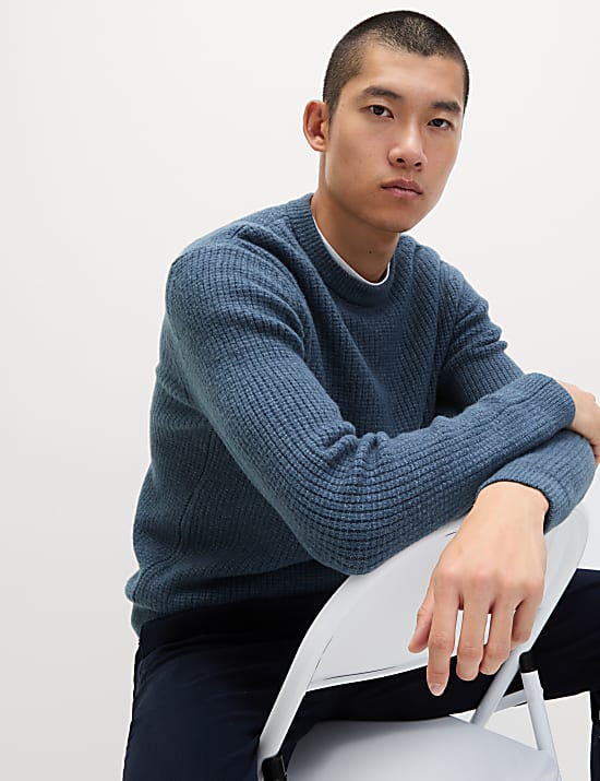 Supersoft Crew Neck Jumper with Wool