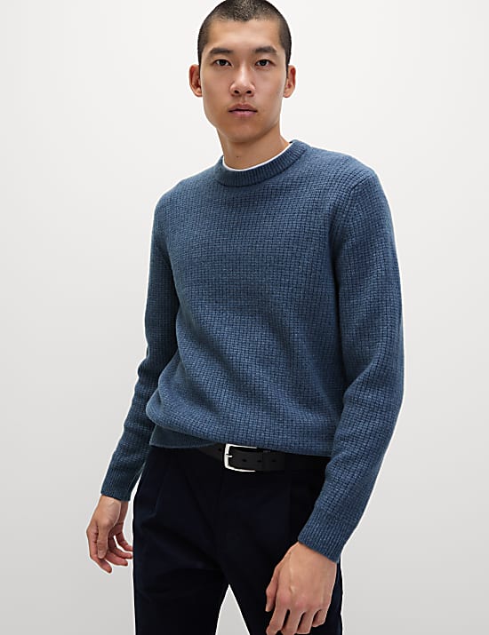 Supersoft Crew Neck Jumper with Wool