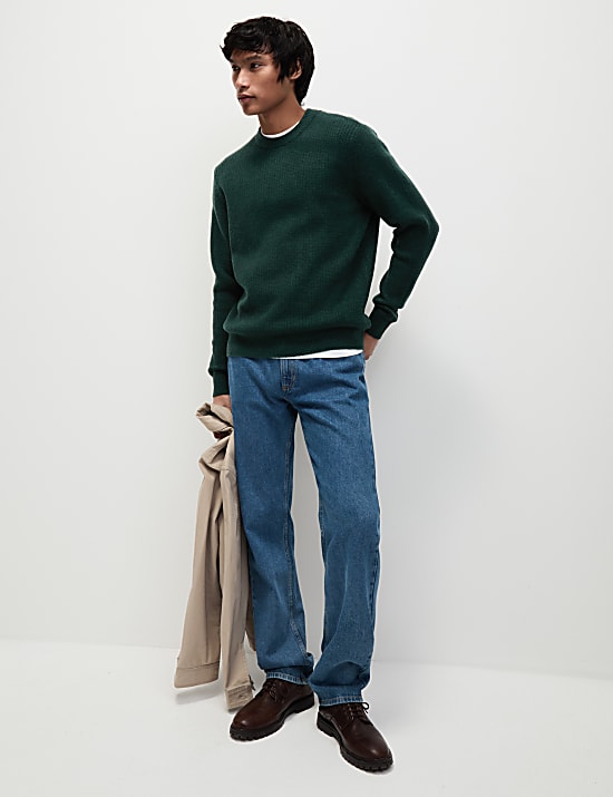 Supersoft Crew Neck Jumper with Wool