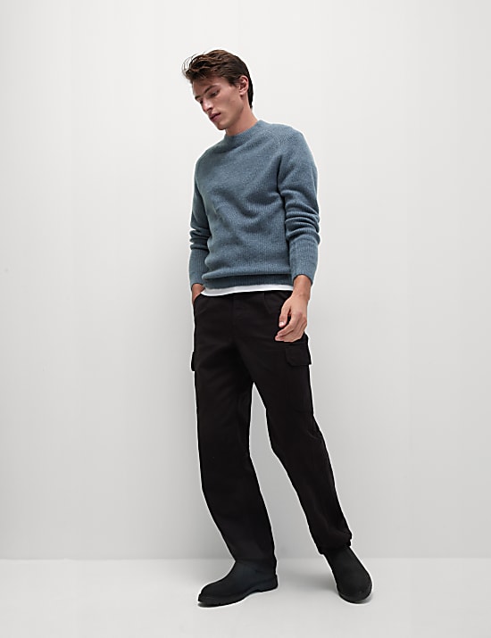 Supersoft High Neck Jumper with Wool