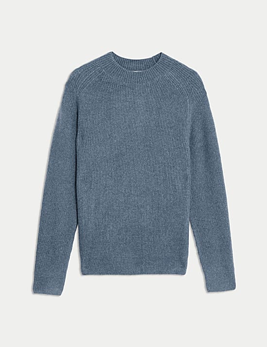 Supersoft High Neck Jumper with Wool