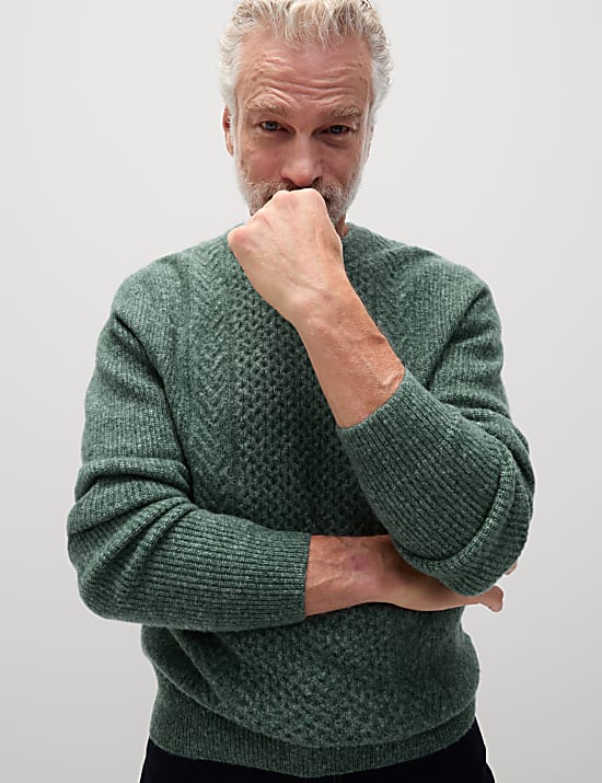 Cable Knit Supersoft Jumper with Wool