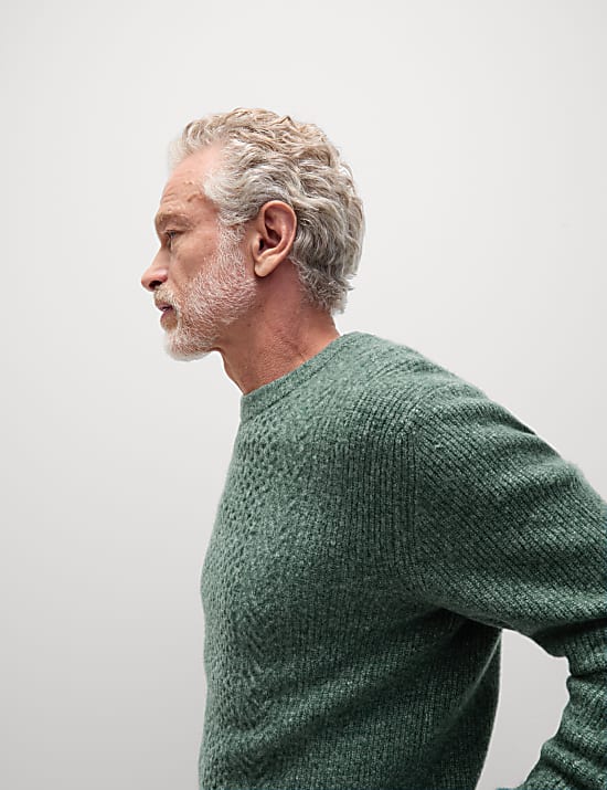 Cable Knit Supersoft Jumper with Wool