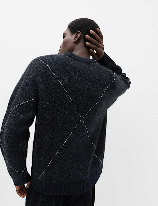 Argyle Crew Neck Jumper