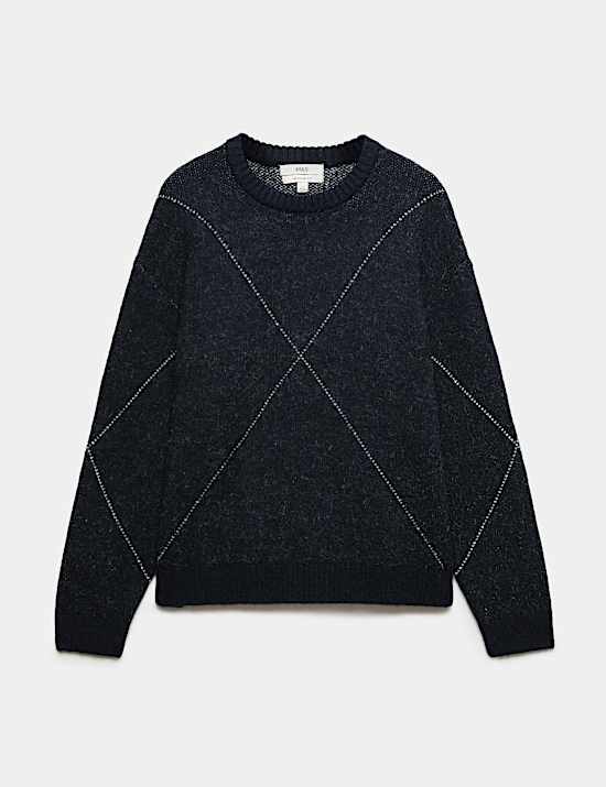 Argyle Crew Neck Jumper