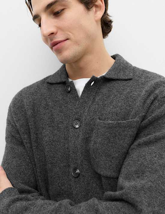 Cardigan pratique confortable &agrave; fermeture boutonn&eacute;e