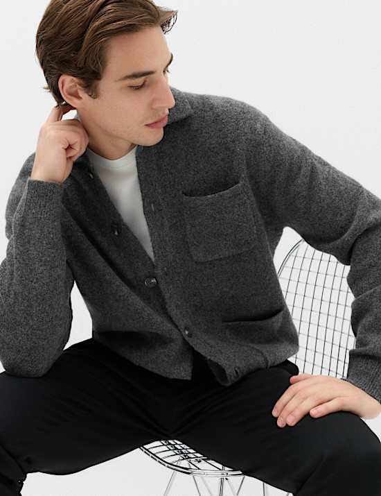 Cardigan pratique confortable &agrave; fermeture boutonn&eacute;e
