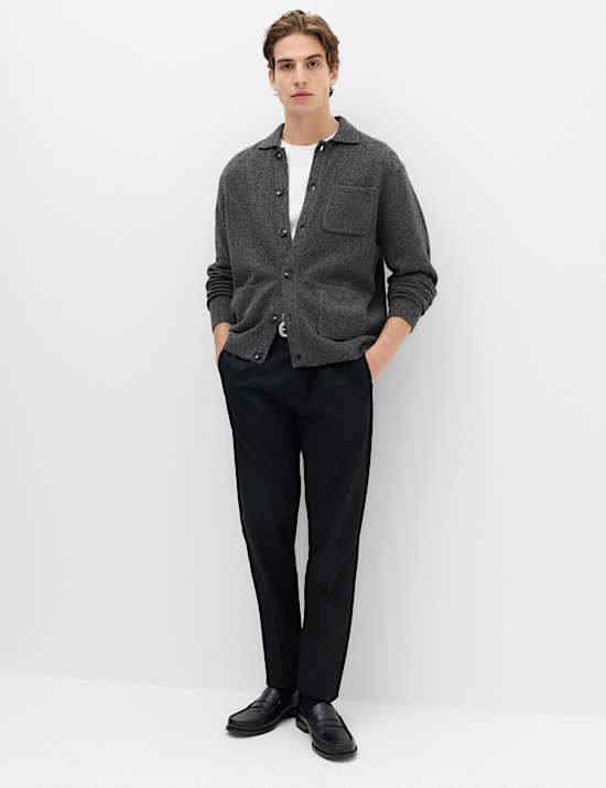 Cardigan pratique confortable &agrave; fermeture boutonn&eacute;e