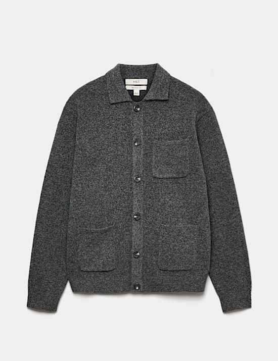 Cardigan pratique confortable &agrave; fermeture boutonn&eacute;e