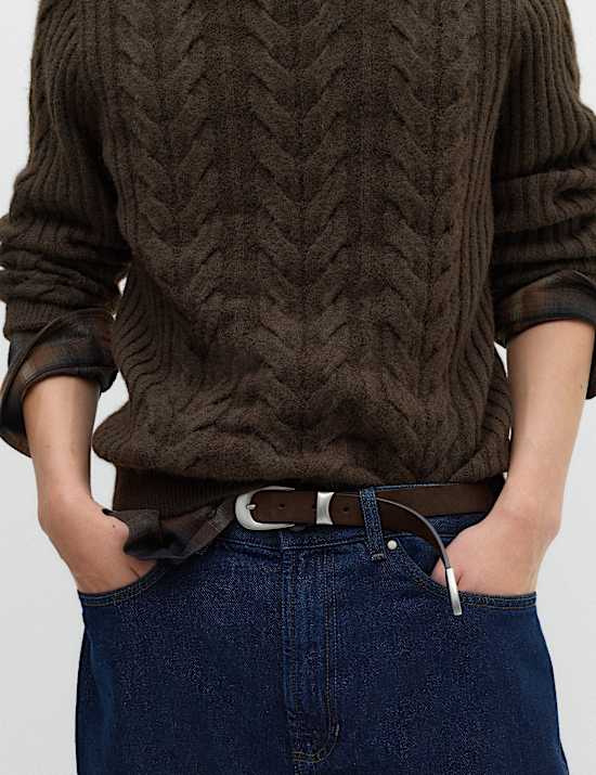 Cable Knit Crew Neck Jumper