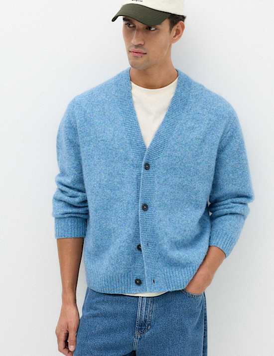 Cardigan lofty en maille
