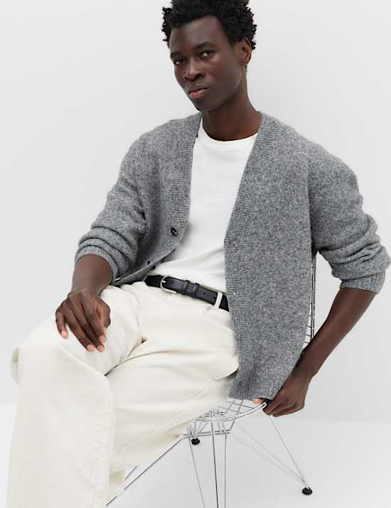Cardigan lofty en maille