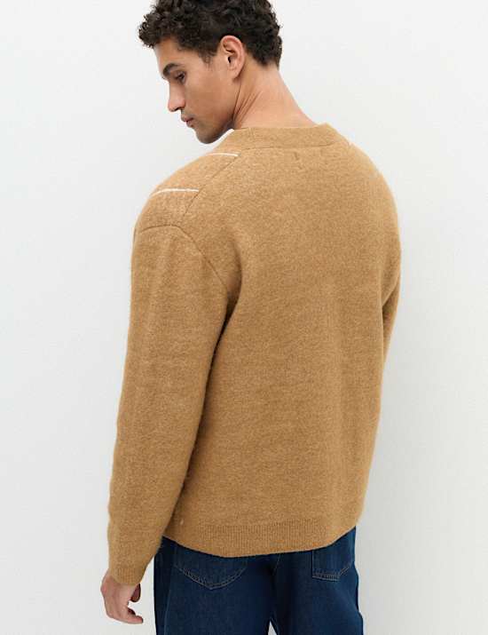 Lofty Relaxed Fit Striped Cardigan