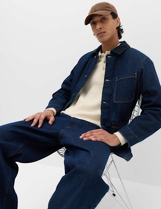Lofty Relaxed Fit Ribbed Knit Polo Shirt