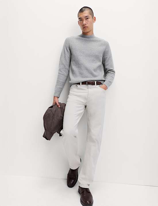 Pull ultra-doux à détail couture effet côtelé