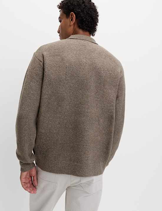 Supersoft Polo Neck Jumper with Wool