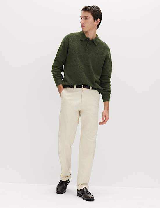 Supersoft Polo Neck Jumper with Wool