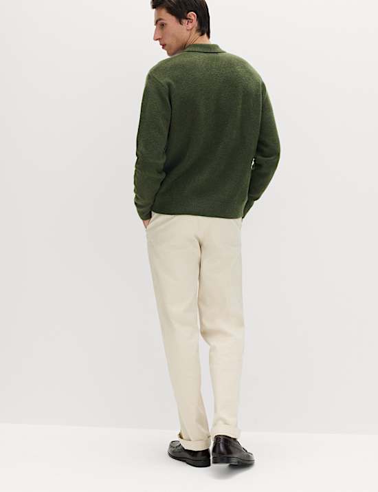 Supersoft Polo Neck Jumper with Wool