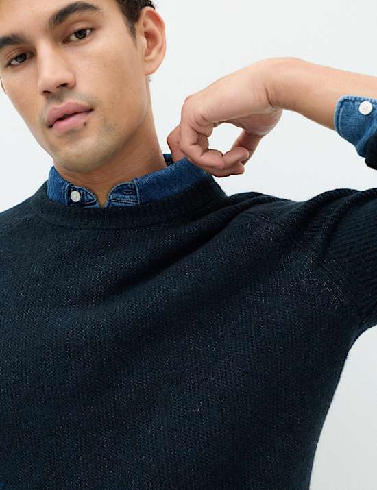 Supersoft Crew Neck Jumper with Wool